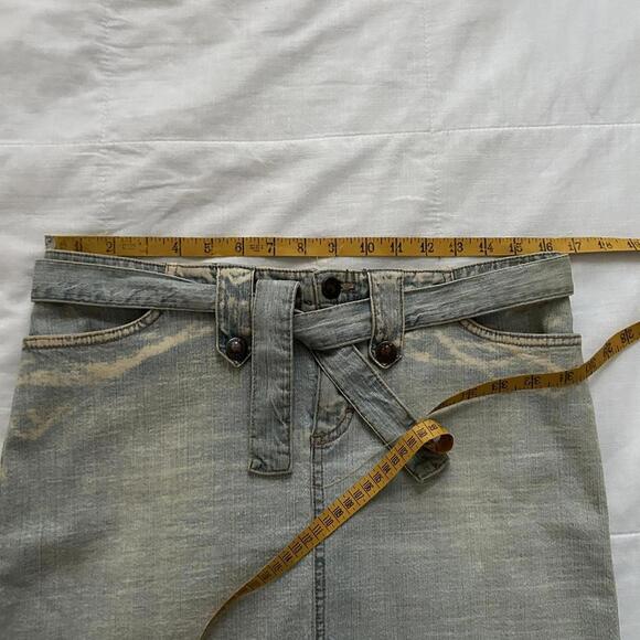 Blugirl by Blumarine Mini denim skirt with belt size XS - Picture 8 of 8